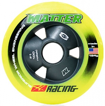 MATTER Inline Skate Rolle XC F1 86a 100mm Hollow Core yellow grey (Nordic)