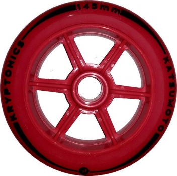 KRYPTONICS SCOOTER / SKIKE / NORDIC Rolle 145mm red einzeln 82a