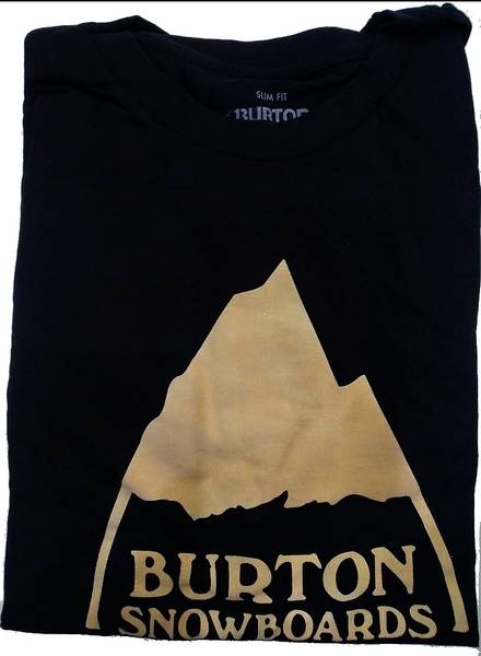 BURTON T-Shirt 1/1 Mountain Logo Farbe: black white
