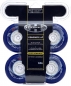 Preview: HYPER Inline Skate Rolle CONCRETE +G  blue white  76mm 84a 4er Set