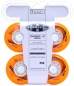 Preview: HYPER Inline Skate Rolle CONCRETE +G  orange white  76mm 84a 4er Set