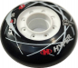 Preview: HYPER Inline Skate Rolle CREATE + G black white  76mm 85a 4er Set