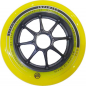 Preview: POWERSLIDE Inline Skate Rolle INFINITY 125mm 83a yellow black (6)