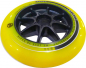 Preview: POWERSLIDE Inline Skate Rolle INFINITY 125mm 83a yellow black (6)