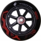 Preview: POWERSLIDE Inline Skate Rollen Set MEGACRUISER 125mm 86a black swell 6er Set inkl. Lager