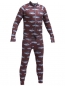 Preview: AIRBLASTER men NINJA SUIT hoodless burgundy fish