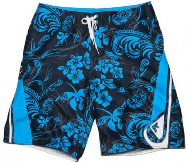 QUIKSILVER Board Short NEW FLOWER indigo