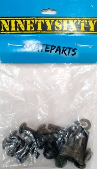 Preview: 9060 Skateboard Achsmontage Schrauben Set 25mm Linsenkopf-Flach