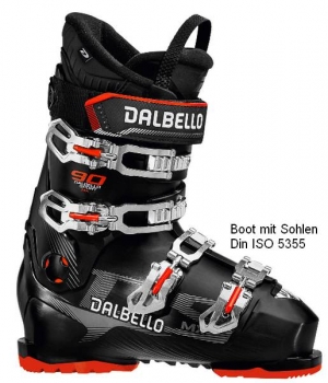DALBELLO men Ski Boot DS MX 90 GW  black black