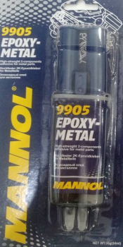MANNOL 2-K Kleber Epoxy METAL 9905 2 x 12ml