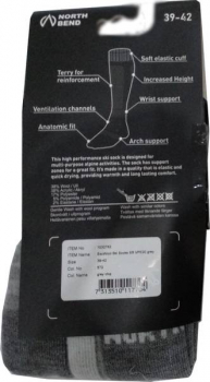 NORTH BEND ExoWool Ski Socks  grey