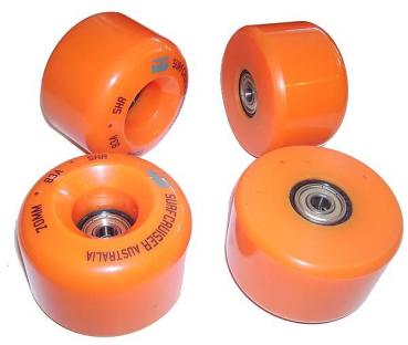 SURFCRUISER Australia Wheel 70mm 83a orange 4er Set inklusive Kugellager