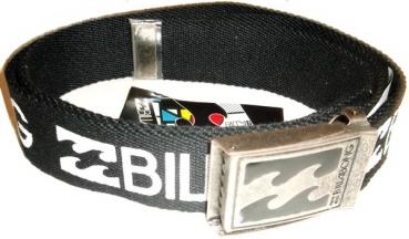 BILLABONG Webbing Belt logo black