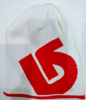 BURTON men Billboard Slouch Beanie white red reverse