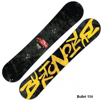 BURTON Men Snowboard BULLET van design 3d  easy V