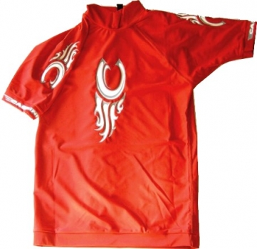 CABRINHA Rush Guard C-Flame SS  red