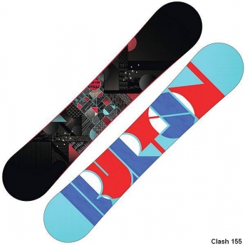 Preview: BURTON Men Snowboard CLASH black 3d  easy V-Rocker