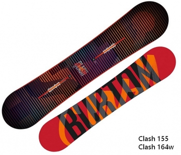 BURTON Men Snowboard CLASH  stripes  V-rocker M6 Channel