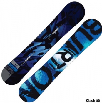 BURTON Men Snowboard CLASH  blue  V-rocker M6 Channel