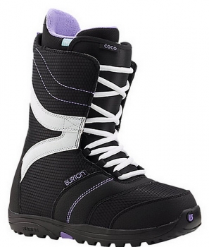 BURTON Boot COCO black white purple