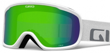 GIRO Goggle CRUZ white wordmark   loden green 26