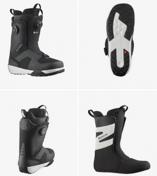 Preview: SALOMON men Boot DIALOGUE  black white Dual Boa