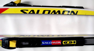 SALOMON Langlauf Wachs-Ski EQUIPE 9 Classic + Bindung Equipe  Classic SNS Profil