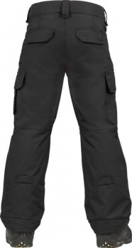 BURTON boys EXILE CARGO Pants  true black  black stick
