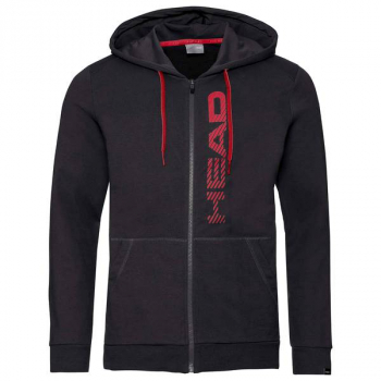 HEAD men Hoodie FYNN dark black red