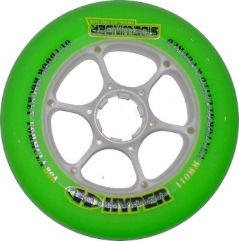 HYPER Inline Skate Rolle SIDEWINDER 110 86a  green white