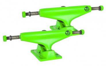 INDUSTRIAL Skateboard Achse 140mm  / 210mm 5,5 inch / 8,25 inch  neon green