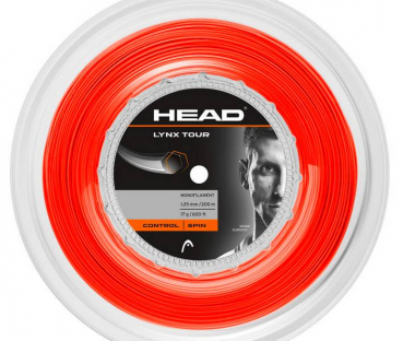 Besaitung mit HEAD Lynx Tour 1.25mm orange (Arbeitslohn + 12m Saite)
