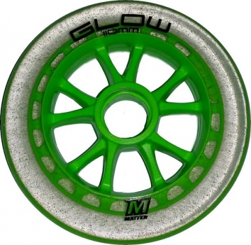 MATTER Inline Skate Rolle F1 86a 110mm GLOW einzeln