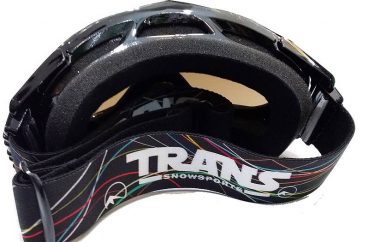 Preview: TRANS Goggle PARK black  gold mirror 25