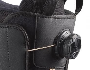 SALOMON women Boot PEARL BOA black white gold