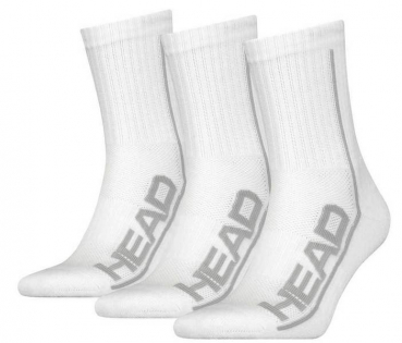 HEAD Performance Short Crew Socks white 3er Pack