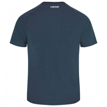 HEAD men T-Shirt PERFORMANCE navy print