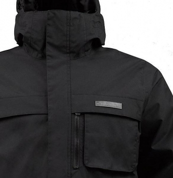 BURTON Men POACHER Jacket black  process logo stick black