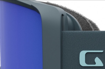 GIRO Goggle Dark Shark Thirds   grey cobalt 19  + yellow lens 84