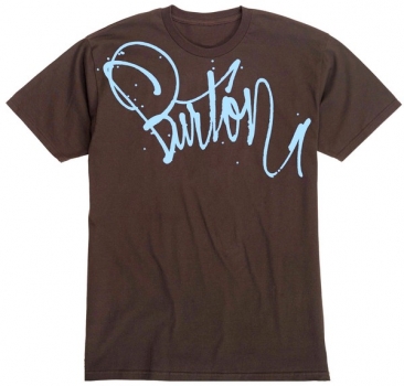 BURTON T-Shirt 1/2 SCRIPTO  dark chocolate
