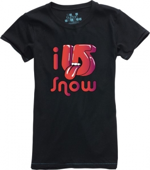 BURTON T-Shirt 1/2 women SNOWSTORM true black