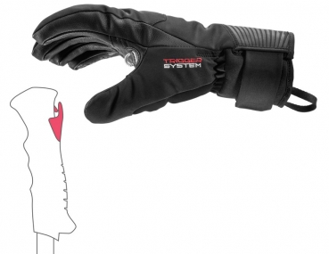 Preview: LEKI men Gloves SPARROW 3D black