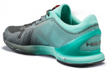 Preview: HEAD men Tennisschuhe SPRINT Pro 3.0 Clay  black teal