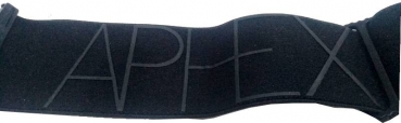 APHEX Strap 140 noir + noir logo