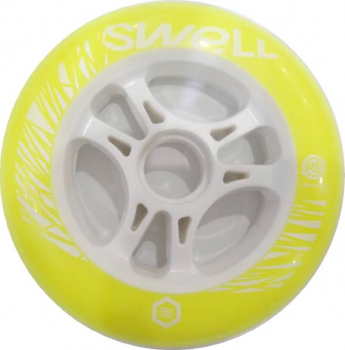 POWERSLIDE Inline Skate Rolle SWELL 110mm 86a yellow white