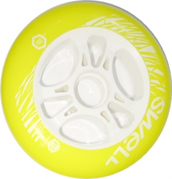 POWERSLIDE Inline Skate Rolle SWELL 110mm 86a yellow white
