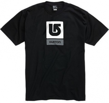 BURTON T-Shirt 1/2 Logo Vertical Farbe: black