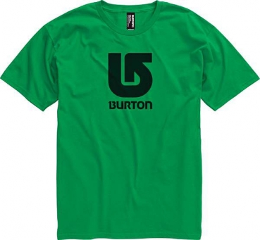 BURTON T-Shirt 1/2 Logo Vertical  kelly green  black