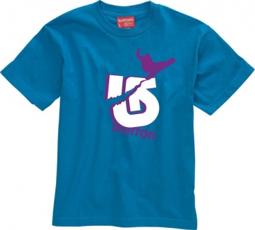 BURTON T-Shirt 1/2 Boys TOTALLY RAD turquoise