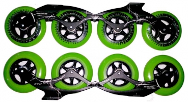 POWERSLIDE Frame Set Vi Aluminium 4x110 100mm PS